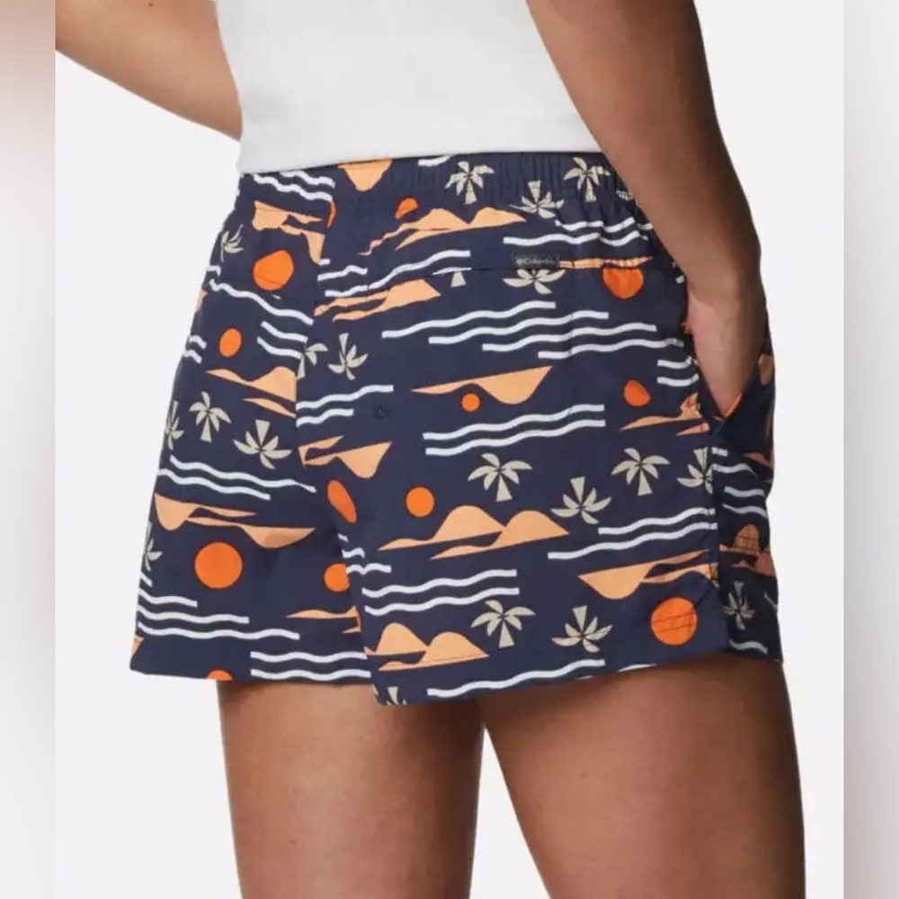 Columbia Sandy River II 3” Blue/Orange Athletic Shorts Nautical Pattern size XL - Picture 16 of 16